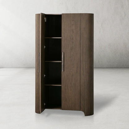 Aston Fluted Rounded Storage Cabinet