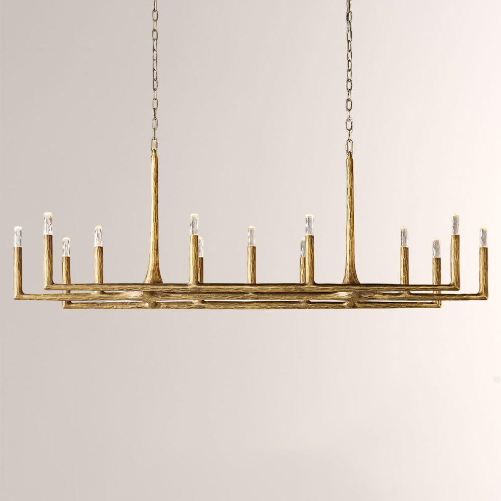 Avarit Forged Linear Chandelier 72"