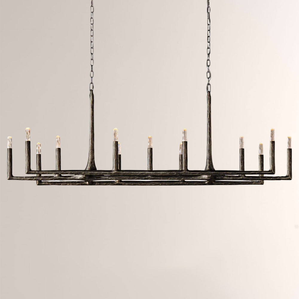 Avarit Forged Linear Chandelier 72"