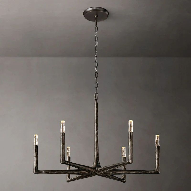 Avarit Glass Round Chandelier 36"