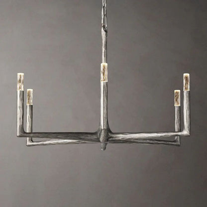 Avarit Glass Round Chandelier 36"