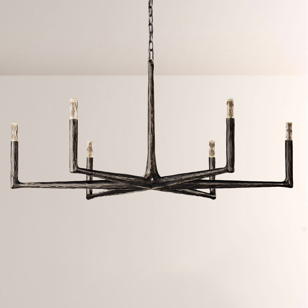 Avarit Glass Round Chandelier 48"