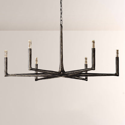 Avarit Glass Round Chandelier 48"