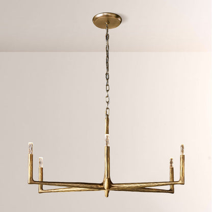 Avarit Glass Round Chandelier 48"