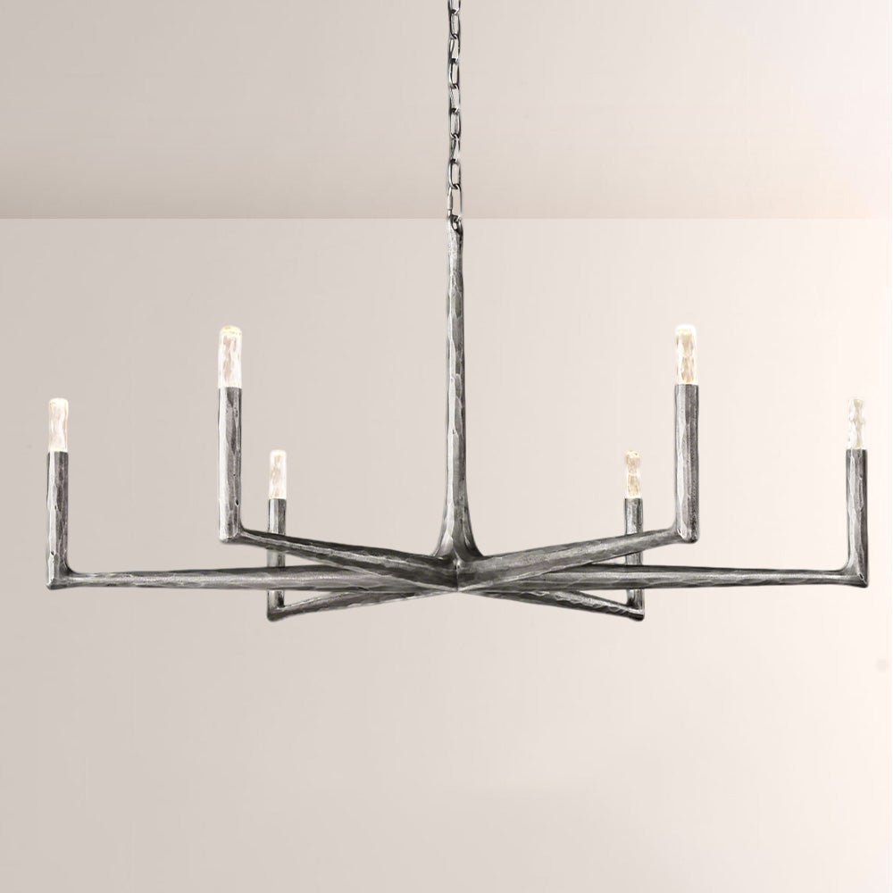 Avarit Glass Round Chandelier 48"