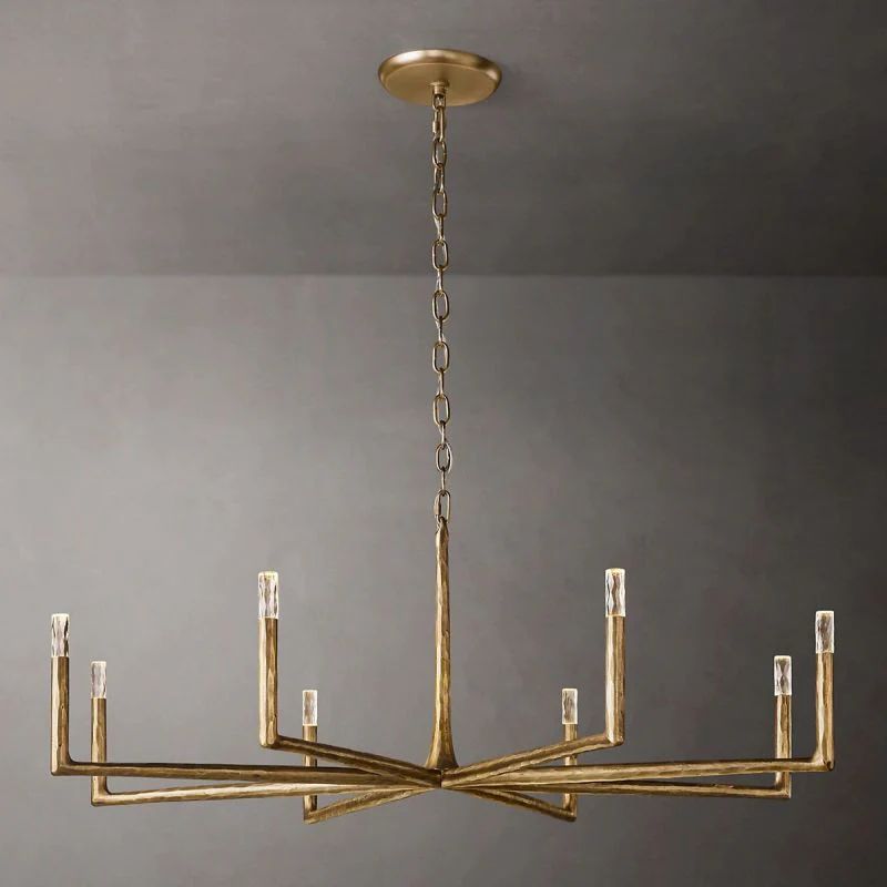 Avarit Glass Round Chandelier 60"