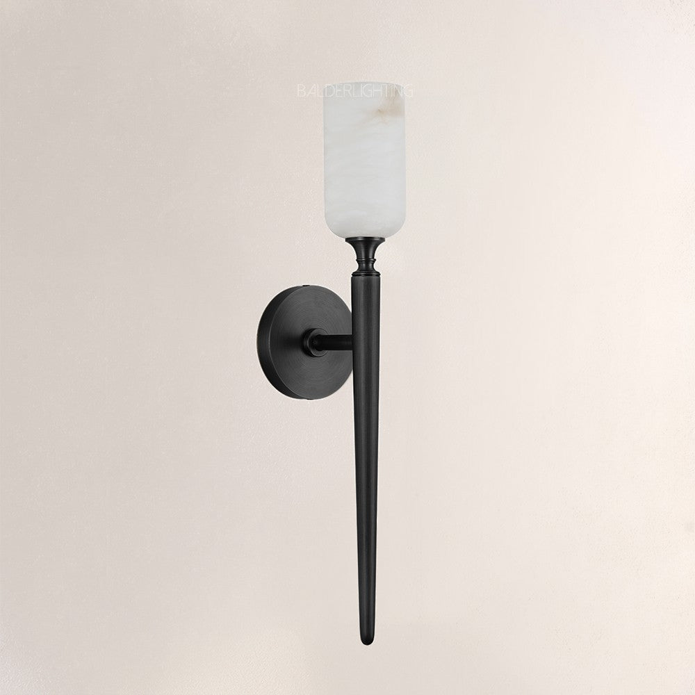 Alabaster Axis 1 Light Wall Sconce 21.6H