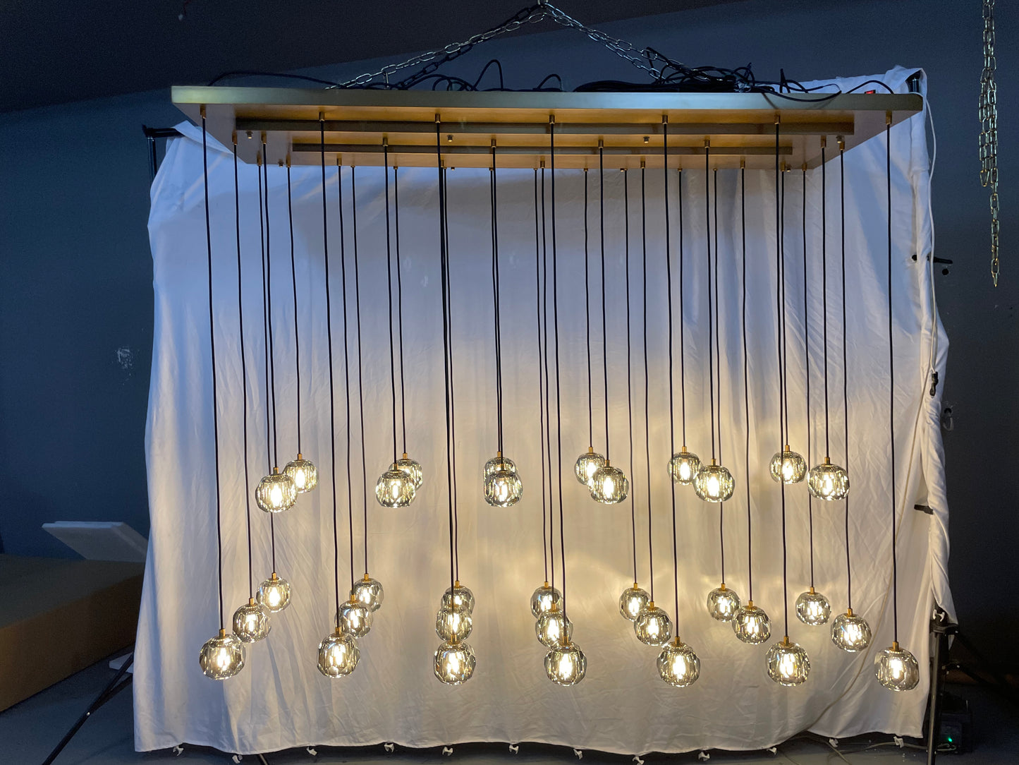 Balle Rectangular Chandelier 72 Inch（Customized)