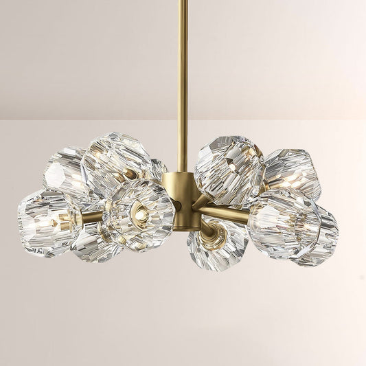 Balle Clear Crystal Chandelier 24''D