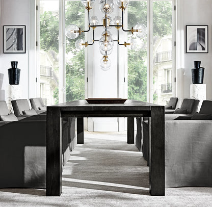 Brook Globe Glass Chandelier 56"