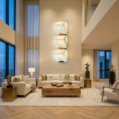 Blocco Cube Stack Wall Sconce