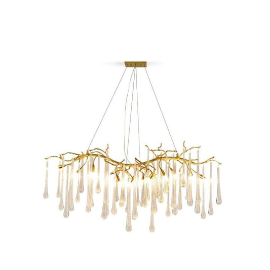 Branch Aqua Makrama Chandeliers