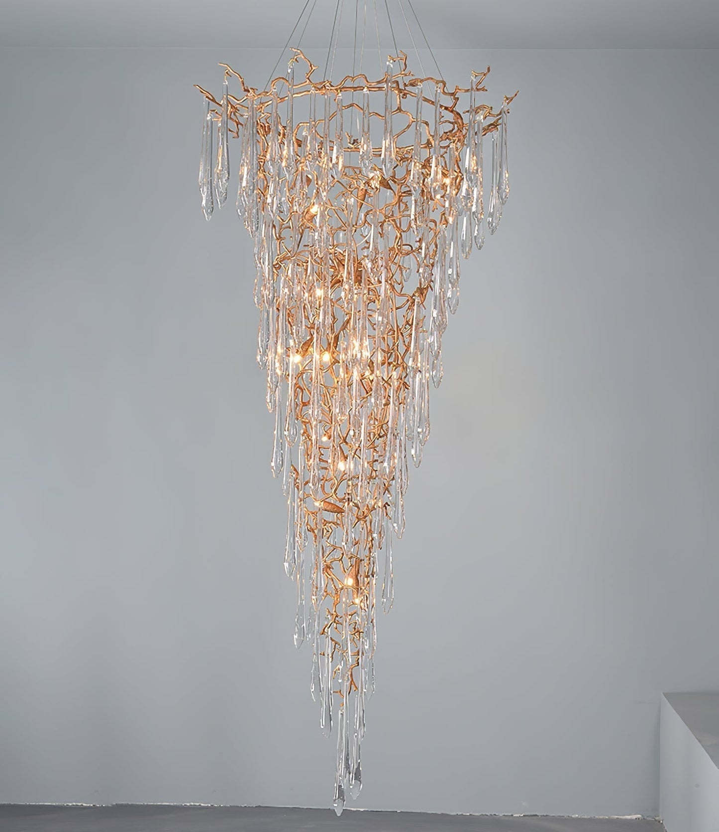 Branch Aqua Parable Chandeliers