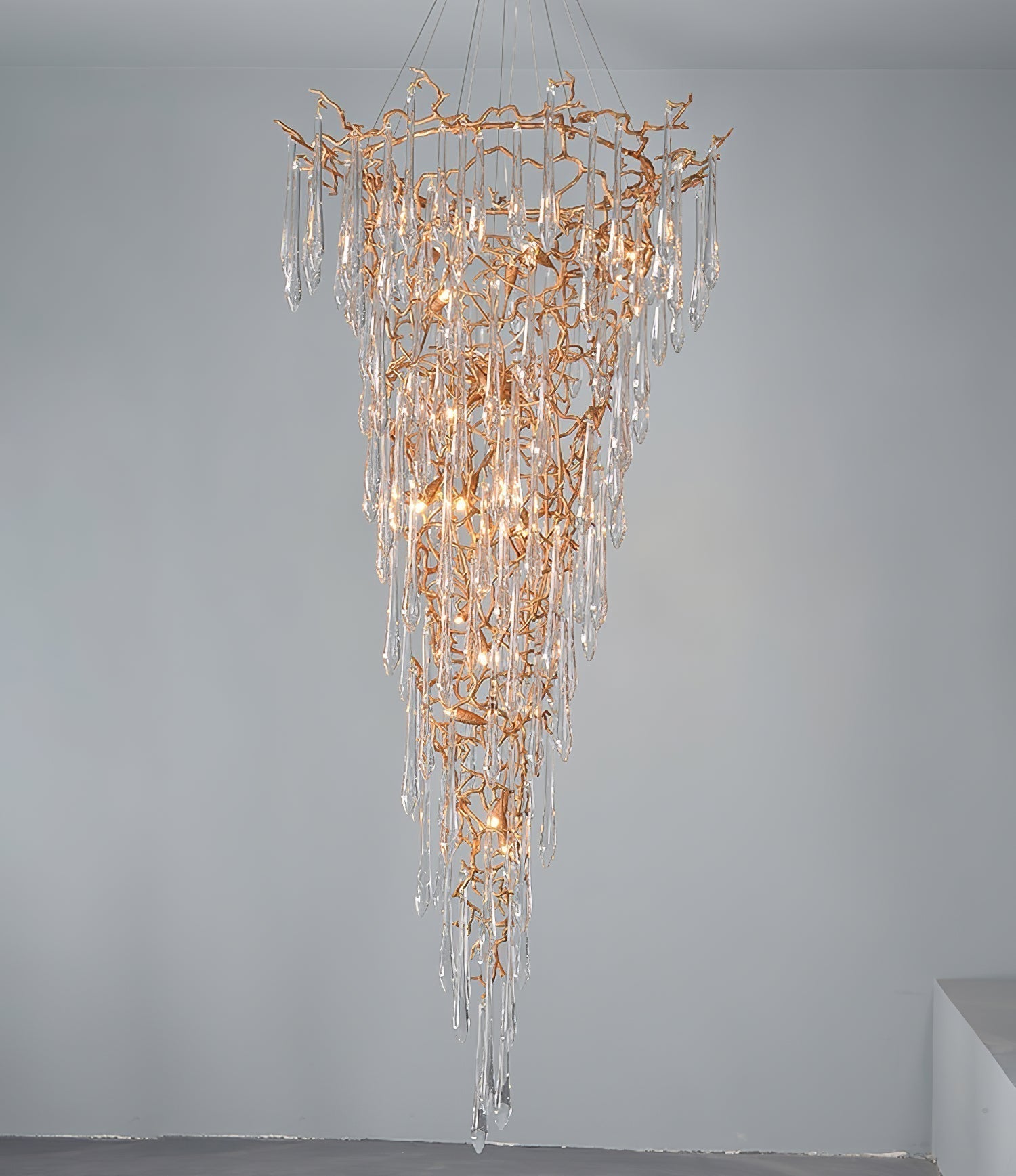 Branch Aqua Parable Chandeliers