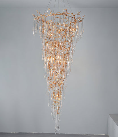 Branch Aqua Parable Chandeliers