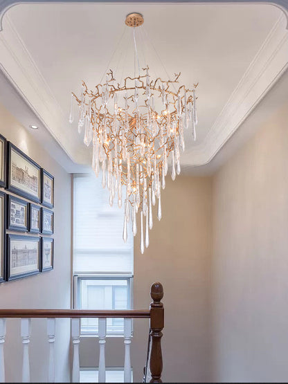 Branch Aqua Parable Chandeliers