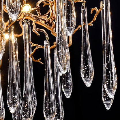 Branch Aqua Parable Chandeliers