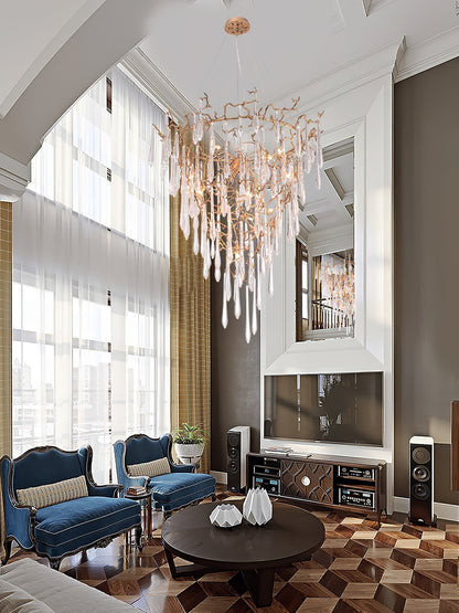 Branch Aqua Parable Chandeliers