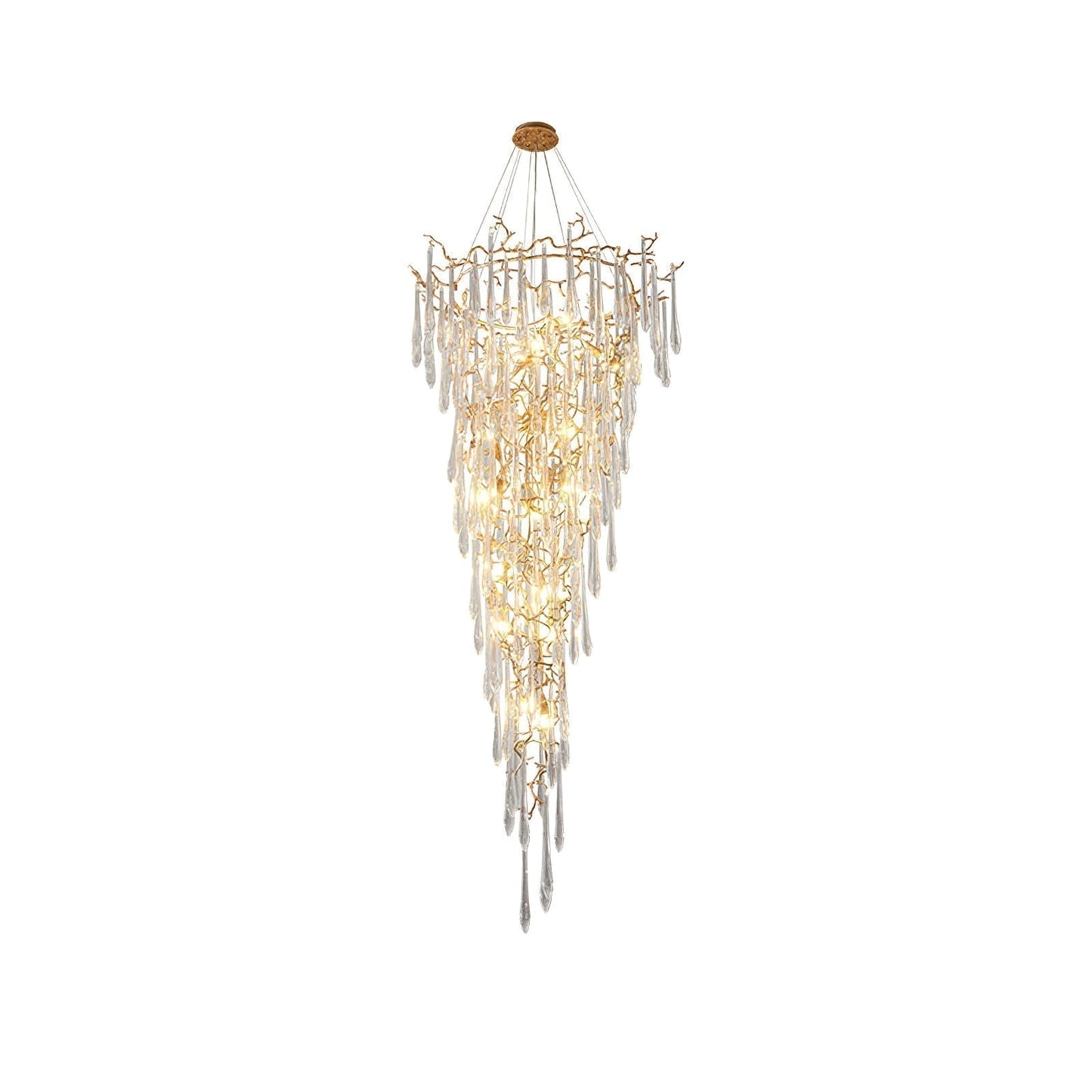 Branch Aqua Parable Chandeliers