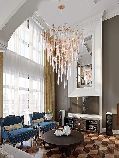 Branch Aqua Parable Chandeliers