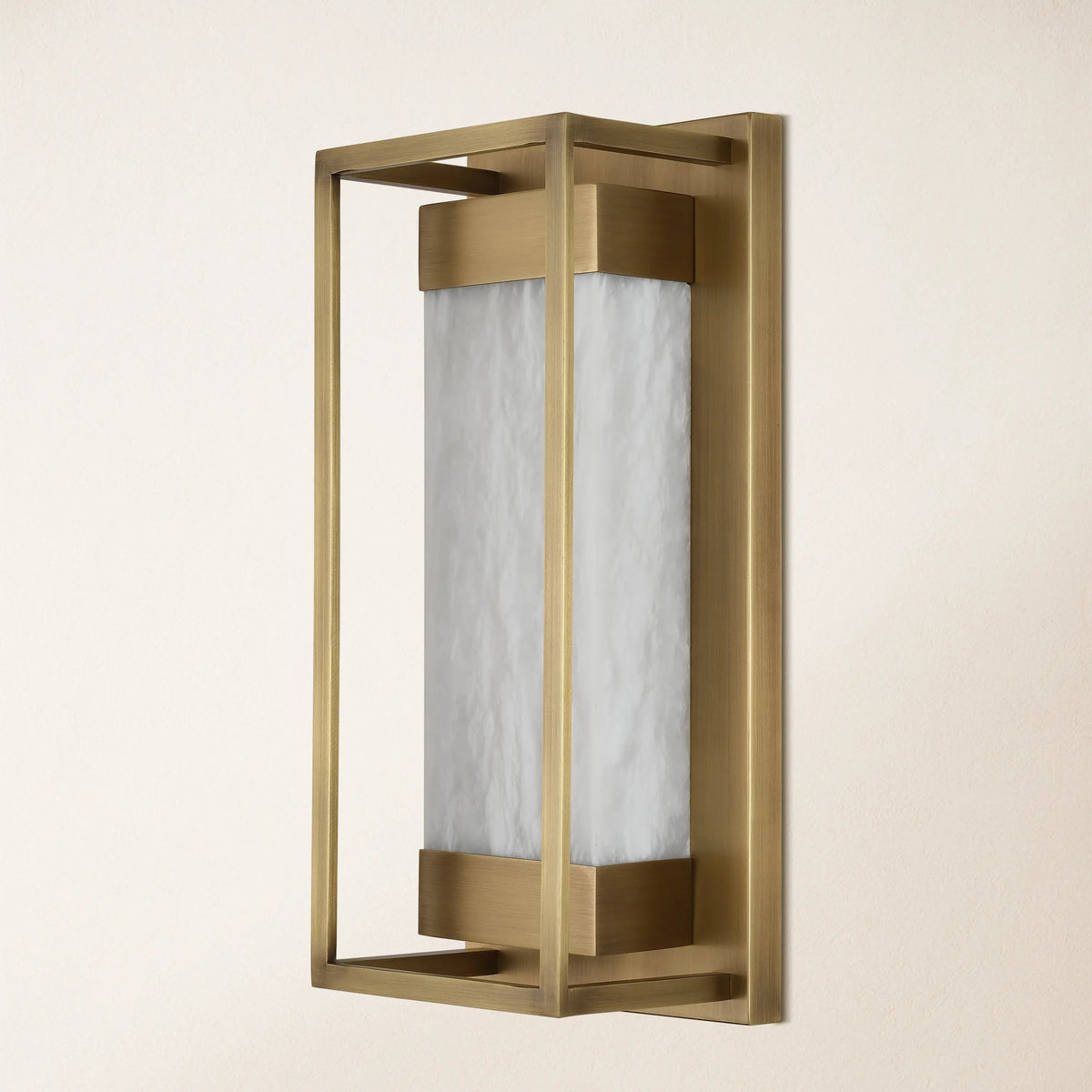 Bravura Alabaster Wall Sconce 15.7H