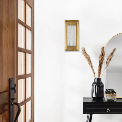 Bravura Alabaster Wall Sconce 15.7H