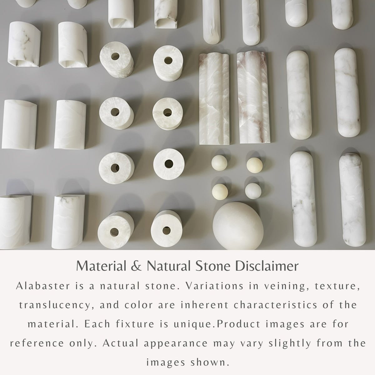 Bravura Alabaster Wall Sconce 15.7H