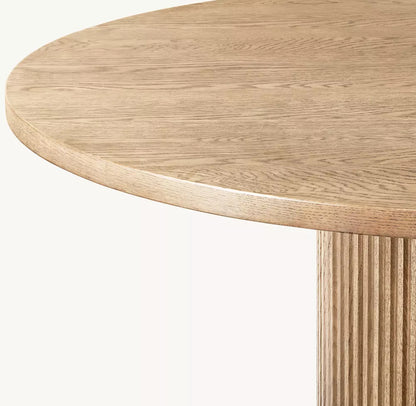Byrean Emperador Round Modern Dining Table