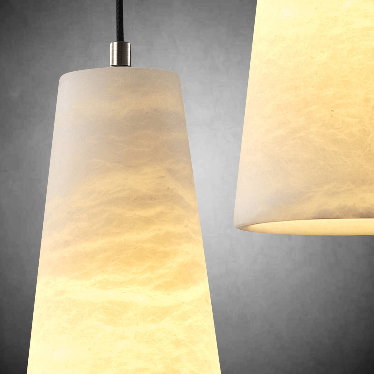 Capus Conical Alabaster Pendant