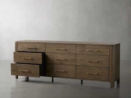 Carllie Nine Drawer Dresser