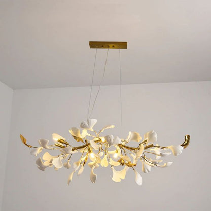 Ceramic Ginkgo Luxury Chandelier Style C
