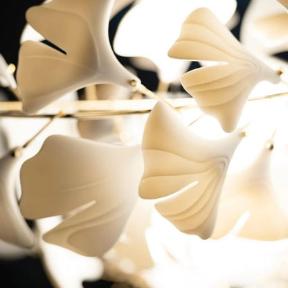 Ceramic Ginkgo Luxury Chandelier Style H