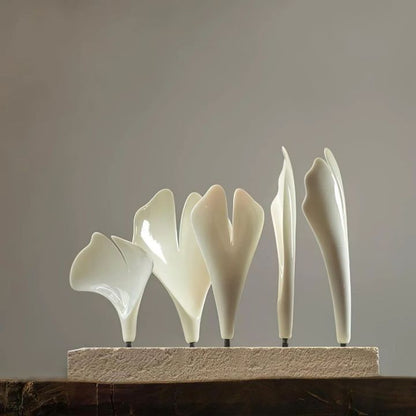 Ceramic Ginkgo Luxury Chandelier Style H