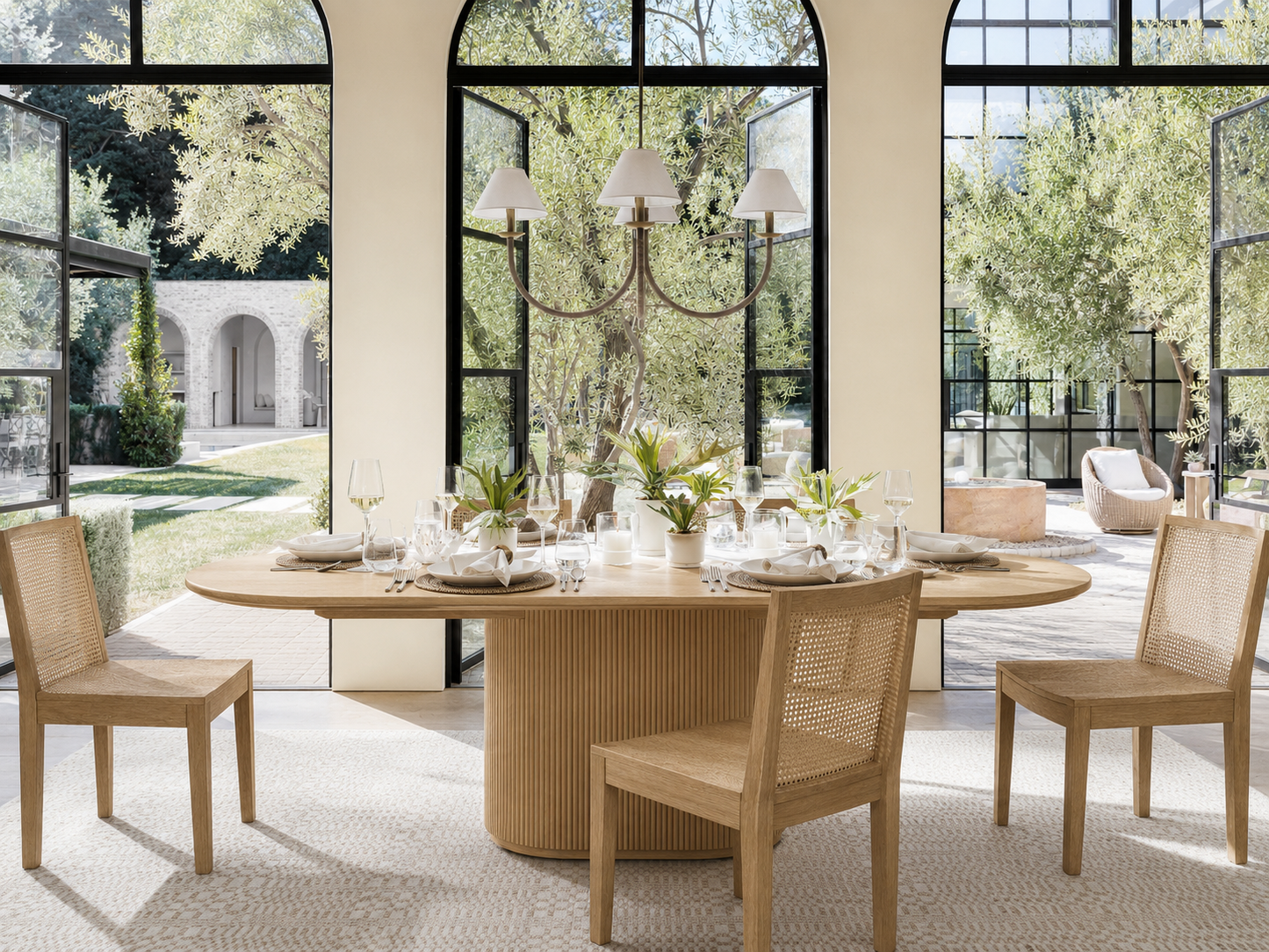 Eastimber Oak Oval Dining Table