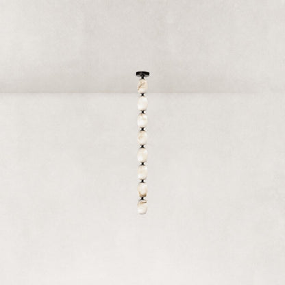 Dana Linear Alabaster Pendant 30”H