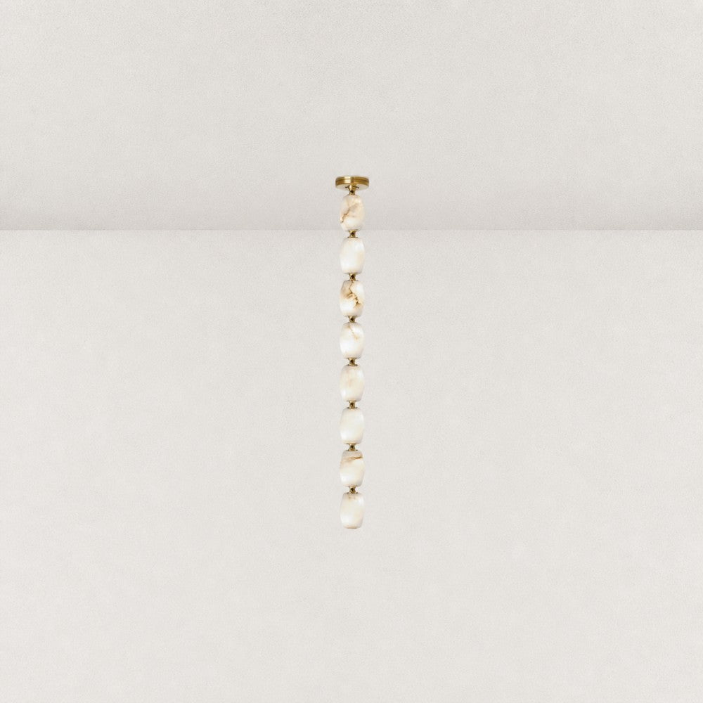 Clairval Linear Alabaster Pendant 30”H
