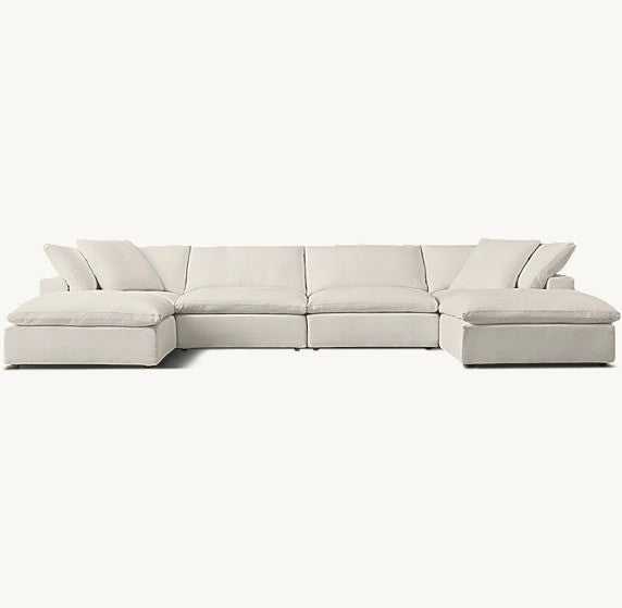 Cloud Modular 6-Piece U-Chaise Sectional