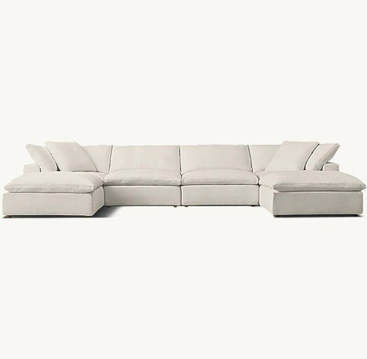 Cloud Modular 6-Piece U-Chaise Sectional