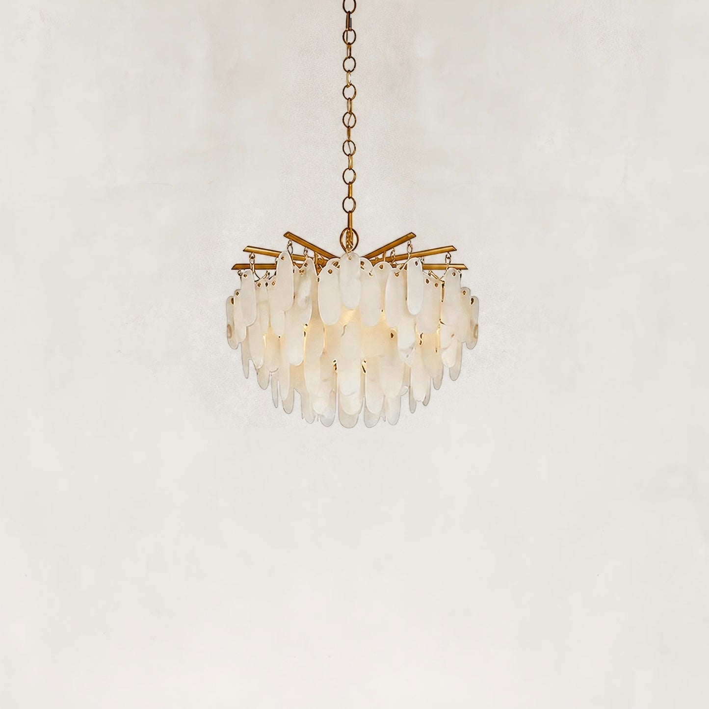 Coisini Ethereal Alabaster Semi-Flush Chandelier 24"D