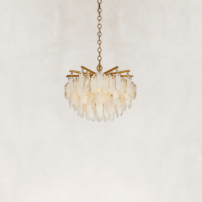 Coisini Ethereal Alabaster Semi-Flush Chandelier 24"D