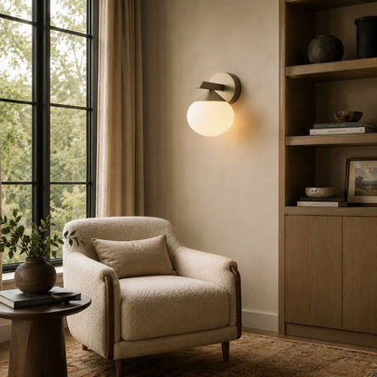 Conra Geometric Globe Wall Sconce