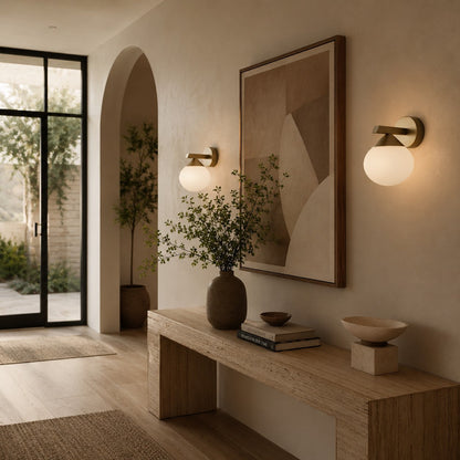 Conra Geometric Globe Wall Sconce