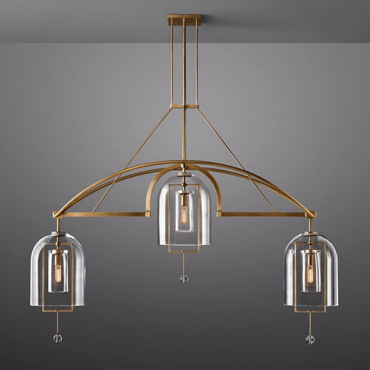 Cora Linear Chandelier 73"W