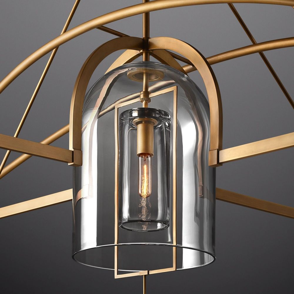 Cora Round Chandelier 61"D