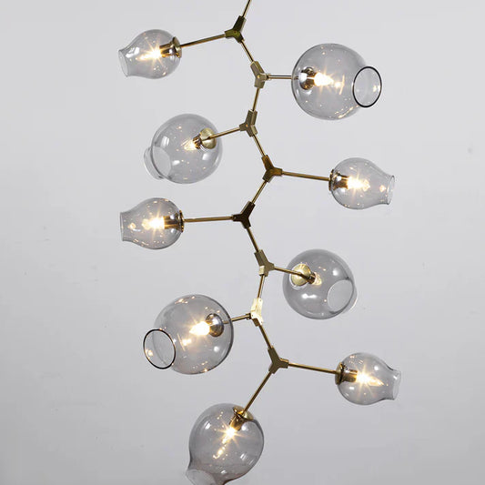 Covington Drop Globe Branching Bubble Chandelier 38"