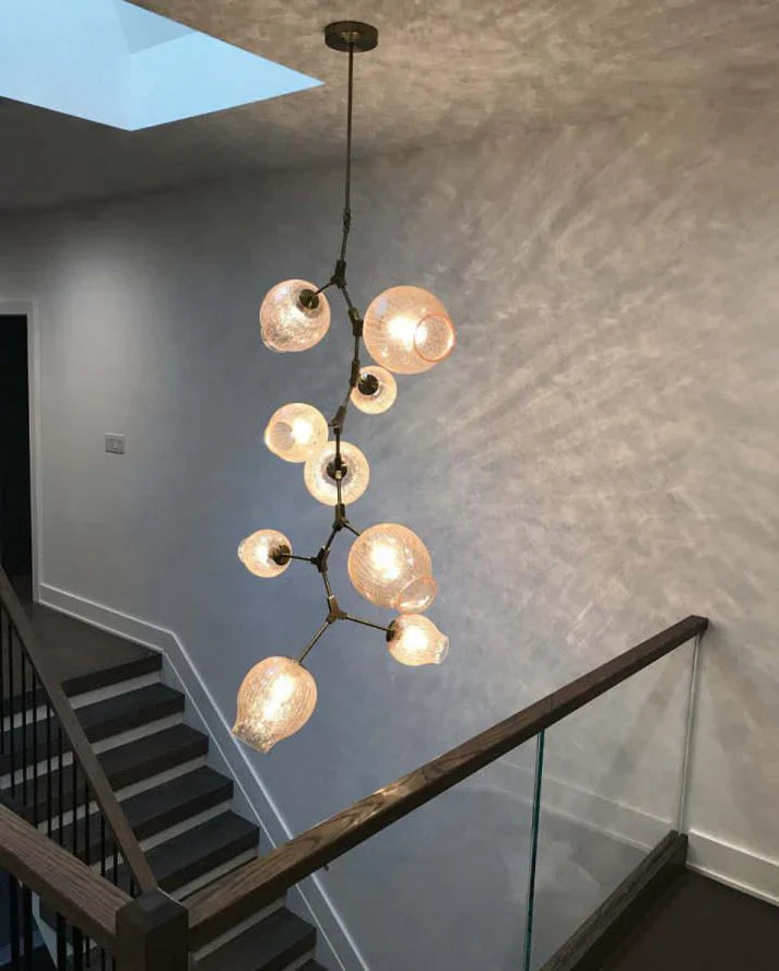 Covington Drop Globe Branching Bubble Chandelier 38"