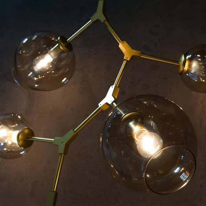 Covington Drop Globe Branching Bubble Chandelier 38"