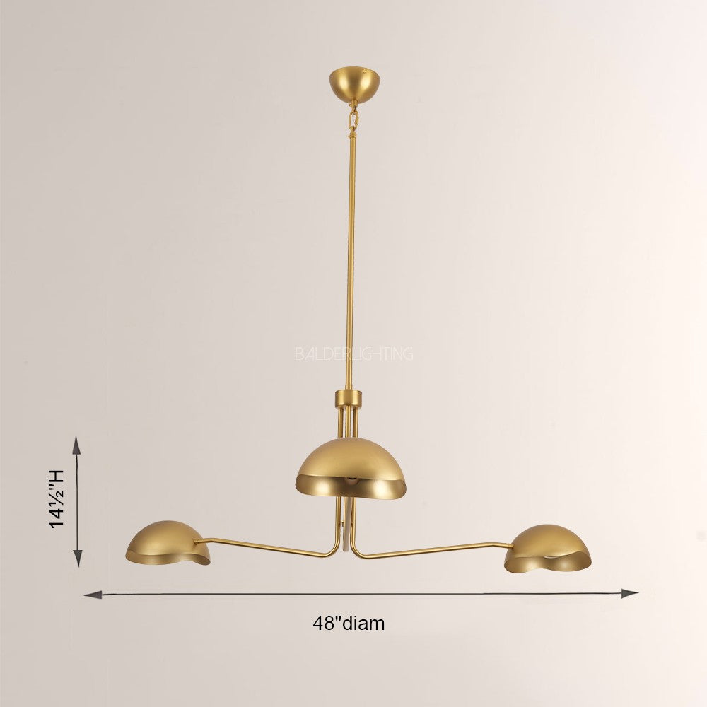 Cowper Round Chandelier 48"