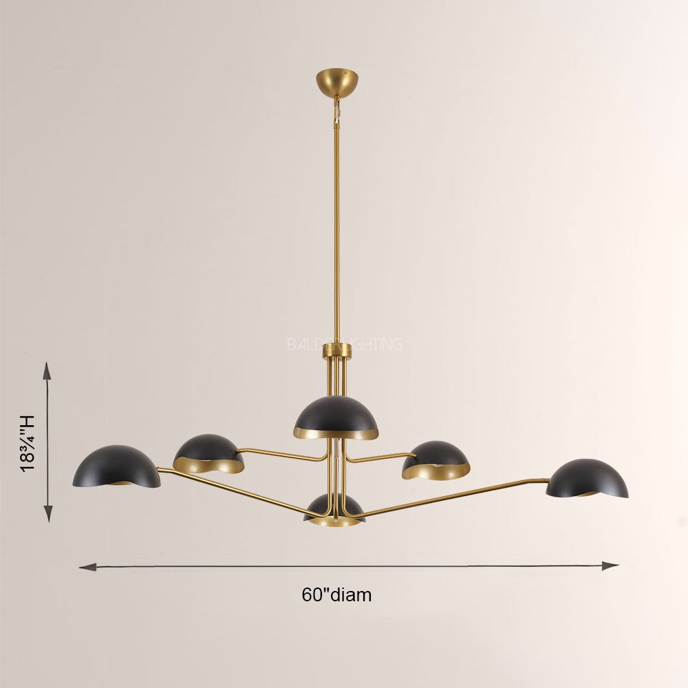 Cowper Round Chandelier 60"