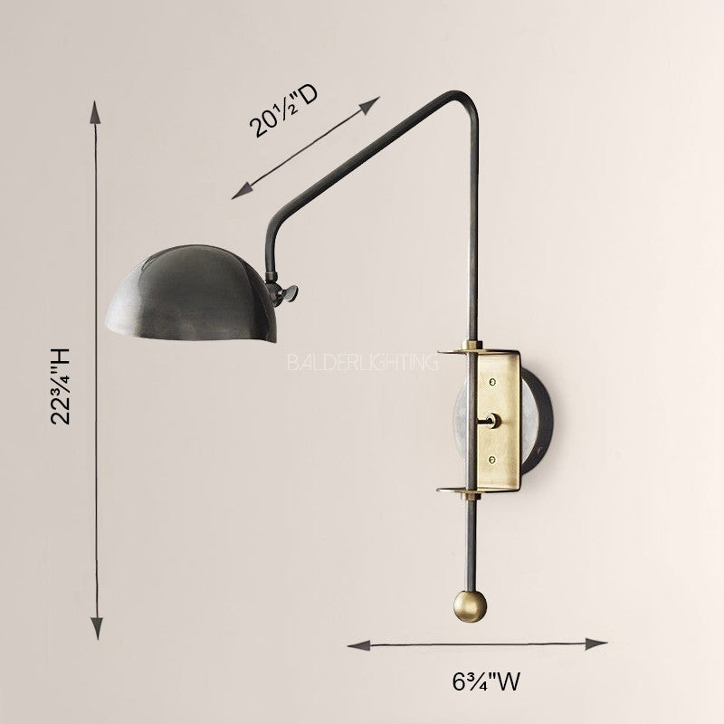 Cowper Swing-Arm Sconce